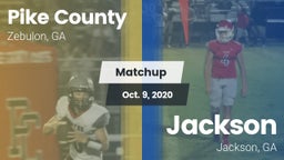 Matchup: Pike County High GA vs. Jackson  2020
