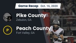 Recap: Pike County  vs. Peach County  2020