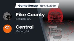 Recap: Pike County  vs. Central  2020