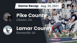 Recap: Pike County  vs. Lamar County  2021