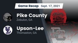Recap: Pike County  vs. Upson-Lee  2021