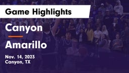 Canyon  vs Amarillo  Game Highlights - Nov. 14, 2023