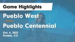 Pueblo West  vs Pueblo Centennial Game Highlights - Oct. 4, 2023