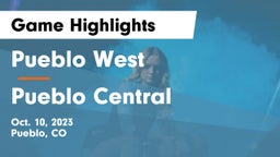 Pueblo West  vs Pueblo Central Game Highlights - Oct. 10, 2023
