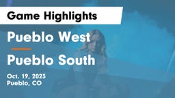Pueblo West  vs Pueblo South Game Highlights - Oct. 19, 2023