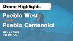 Pueblo West  vs Pueblo Centennial Game Highlights - Oct. 24, 2023