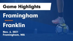 Framingham  vs Franklin  Game Highlights - Nov. 6, 2021