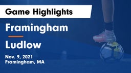 Framingham  vs Ludlow  Game Highlights - Nov. 9, 2021