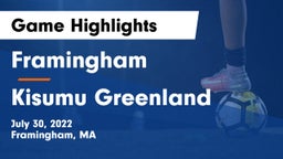 Framingham  vs Kisumu Greenland Game Highlights - July 30, 2022