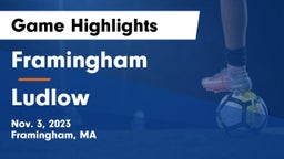 Framingham  vs Ludlow Game Highlights - Nov. 3, 2023