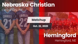 Matchup: Nebraska Christian H vs. Hemingford  2020