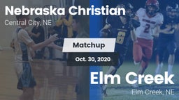 Matchup: Nebraska Christian H vs. Elm Creek  2020