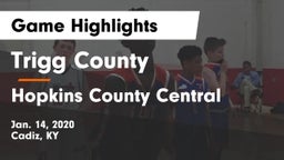 Trigg County  vs Hopkins County Central  Game Highlights - Jan. 14, 2020