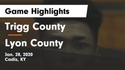 Trigg County  vs Lyon County Game Highlights - Jan. 28, 2020