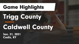 Trigg County  vs Caldwell County  Game Highlights - Jan. 21, 2021