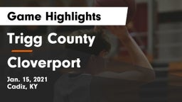 Trigg County  vs Cloverport Game Highlights - Jan. 15, 2021
