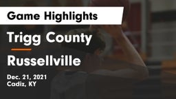 Trigg County  vs Russellville  Game Highlights - Dec. 21, 2021