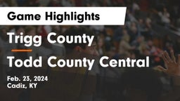 Trigg County  vs Todd County Central  Game Highlights - Feb. 23, 2024