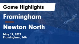 Framingham  vs Newton North  Game Highlights - May 19, 2022