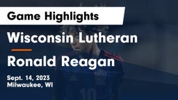 Wisconsin Lutheran  vs Ronald Reagan Game Highlights - Sept. 14, 2023
