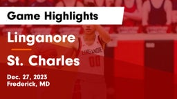 Linganore  vs St. Charles Game Highlights - Dec. 27, 2023