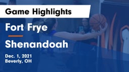 Fort Frye  vs Shenandoah  Game Highlights - Dec. 1, 2021