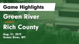Green River  vs Rich County  Game Highlights - Aug. 31, 2019