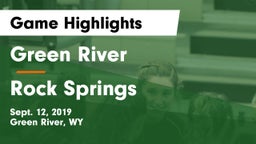 Green River  vs Rock Springs  Game Highlights - Sept. 12, 2019
