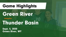Green River  vs Thunder Basin  Game Highlights - Sept. 5, 2020