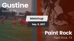 Matchup: Gustine  vs. Paint Rock  2017