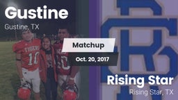 Matchup: Gustine  vs. Rising Star  2017