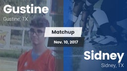 Matchup: Gustine  vs. Sidney  2017
