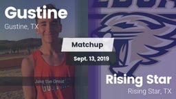 Matchup: Gustine  vs. Rising Star  2019