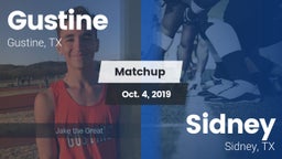 Matchup: Gustine  vs. Sidney  2019
