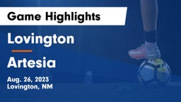 Lovington  vs Artesia  Game Highlights - Aug. 26, 2023
