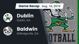 Recap: Dublin  vs. Baldwin  2019
