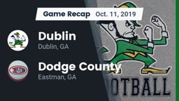 Recap: Dublin  vs. Dodge County  2019