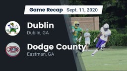 Recap: Dublin  vs. Dodge County  2020
