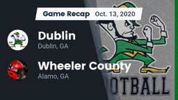 Recap: Dublin  vs. Wheeler County  2020