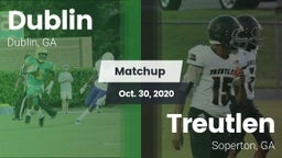 Matchup: Dublin  vs. Treutlen  2020