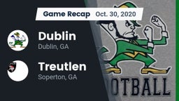 Recap: Dublin  vs. Treutlen  2020