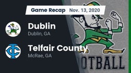 Recap: Dublin  vs. Telfair County  2020
