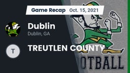 Recap: Dublin  vs. TREUTLEN COUNTY 2021