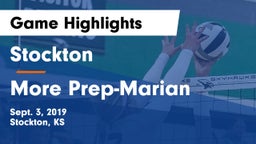 Stockton  vs More Prep-Marian  Game Highlights - Sept. 3, 2019