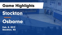 Stockton  vs Osborne  Game Highlights - Feb. 8, 2019