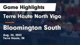 Terre Haute North Vigo  vs Bloomington South  Game Highlights - Aug. 24, 2022