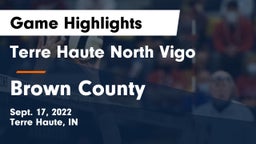 Terre Haute North Vigo  vs Brown County  Game Highlights - Sept. 17, 2022