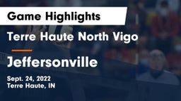 Terre Haute North Vigo  vs Jeffersonville  Game Highlights - Sept. 24, 2022