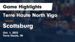 Terre Haute North Vigo  vs Scottsburg  Game Highlights - Oct. 1, 2022