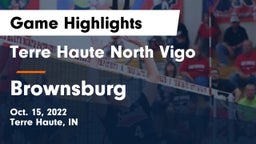 Terre Haute North Vigo  vs Brownsburg  Game Highlights - Oct. 15, 2022